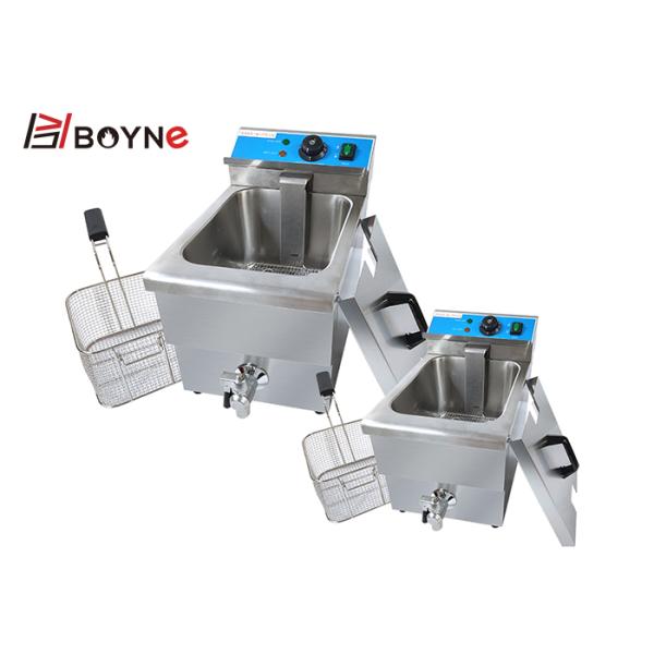 High Temperature Single Tank Fryer Fast Food Restaurant Deep Fryer