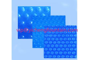 Blue Swimming Pool Control System Inflatable Bubble PE Solar Cover 300 Mic - 500 Mic