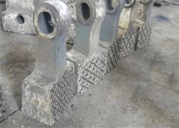 Hard Layer Crusher Wear Parts , Manganese Steel Hammers With Surface Welded