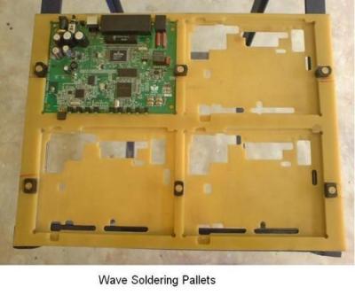 Standard PCB Soldering Pallet User Friendly Selective Soldering Wave Pallets