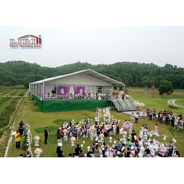 шатер свадебной церемонии ширины 20м роскошный для свадебных банкетов емкости 500 человек