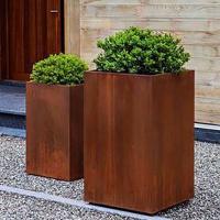 1.6mm ou caixa de plantação de cortiça à prova de ferrugem personalizada para plantação interna / externa