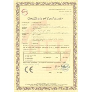 Shenzhen Opticking Technology Co.,Ltd Certifications