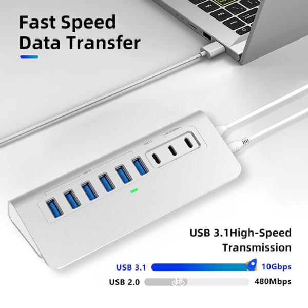 2500 Mbps Super Vitesse 2.5G Carte réseau USB 3.0 avec adaptateur Ethernet Gigabit 2.5G