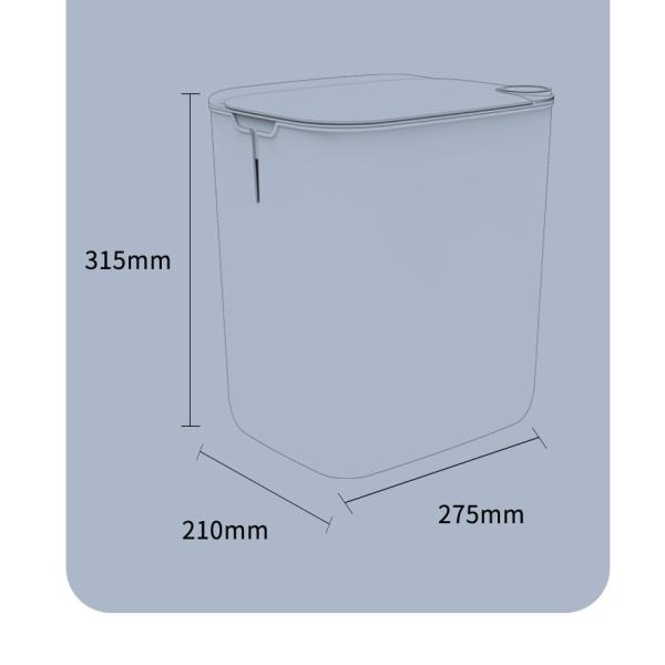 Indoor Large Capacity Display Power Can Display Long-term Life Intelligent Cleat Use Trash Can