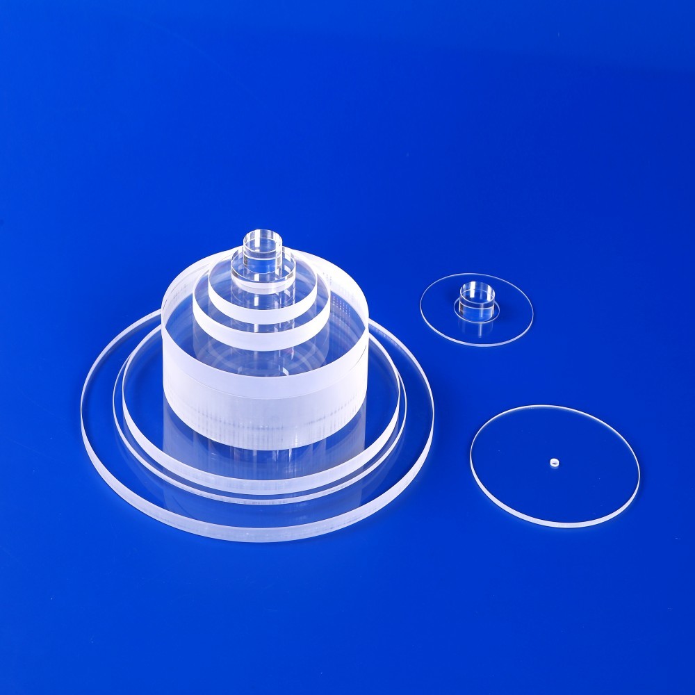 Custom Transparent Silica Fused Quartz Glass Plates Quartz Sheet