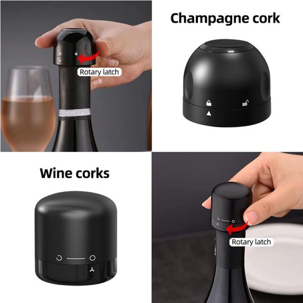 ​Champagne And Wines Bottle Cap Stopper Customized LOGO / Color
