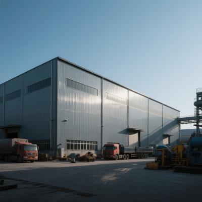 Lightweight Prefabricated Steel Warehouse Building with H Frame