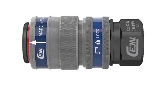 Acoplamientos de manguera hidráulica endurecida a alta presión 300Mpa DN 2,5 mm