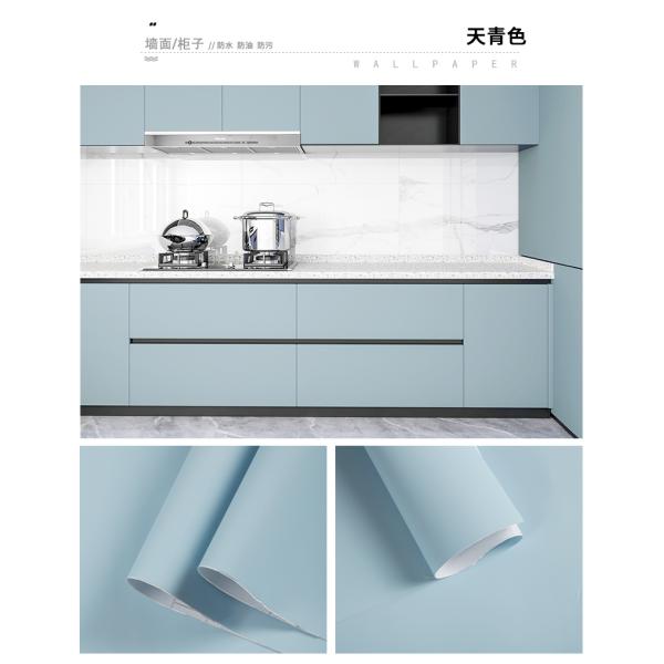 Easy DIY Installation Oil Proof Wallpaper Sticker for Entertainment Furniture Decoration
