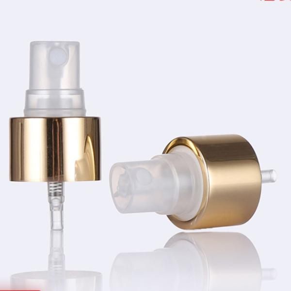 Aluminum 24mm Perfume Gold Fine Mist Sprayer ODM Color