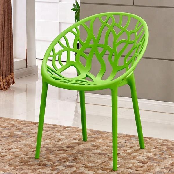 Practical Plastic Waiting Room Chairs With Integral Moulding Hollow Design