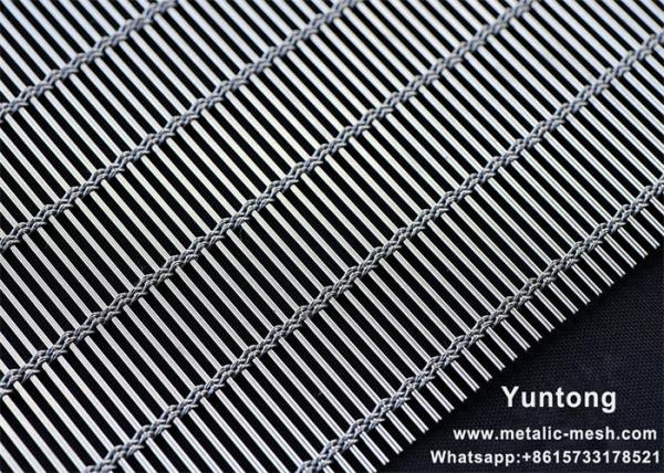 Woven Metal 316 Ss Rope Decorative Wire Mesh For Railing Balustrade Infill Panels