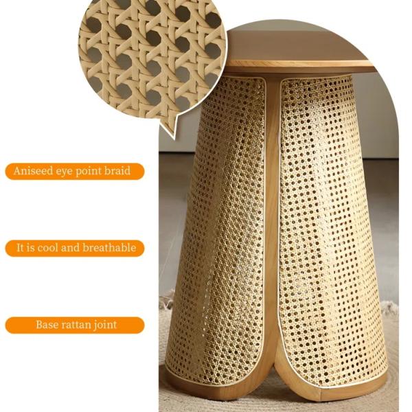 Wicker Rattan Dining Table And Chairs Sets Modern Solid Wood