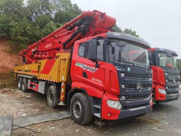 2022 Sany concrete pump truck 62 meters for sale, the most suitable concrete pump for high-rise buildings