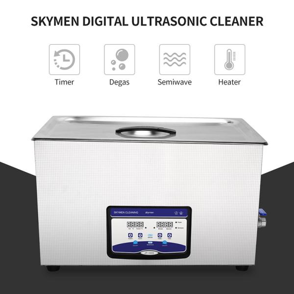 0.8L - el limpiador ultrasónico Benchtop de los portamaletas 38L para las piezas del coche de disco de vinilo del PWB impresión la cabeza