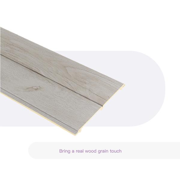 Moistureproof CNAS Wood Interior Wall Paneling Sheets 163x10mm