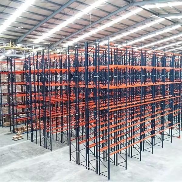 Adjustable Double Deep Storage Rack For Filo Logistics Customized Warehouse