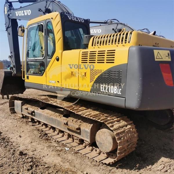 21TON Operating Weight Used VOLVO EC210B Crawler Excavator with 0.9 Bucket Capacity