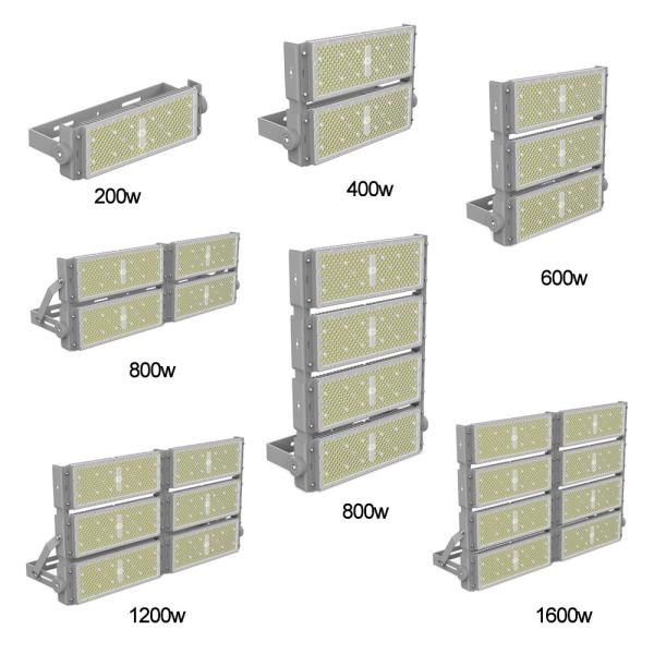 800w High Mast Led Street Light Floodlight For Badminton Court IP65