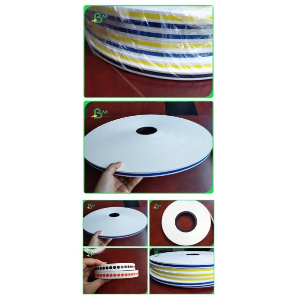 Papel de paja azul Rolls papel de paja azul 28g y 60g y 120g Rolls impresión de la tira flexible del FSC y del FDA