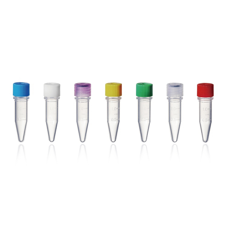 Disposable 0.2ml 0.5ml 1.5ml Sterile PP Conical Bottom Micro Medical Lab Test Centrifuge Tube With Screw Cap