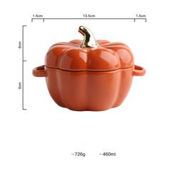 Pumpkin Porcelain Ceramic Home Decoration Bowl For Breakfast Egg