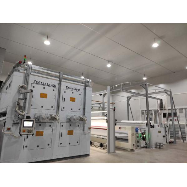 Волокно Spunlace Nonwoven Германия TrüTzschler 35% полиэстер вискозы 65%