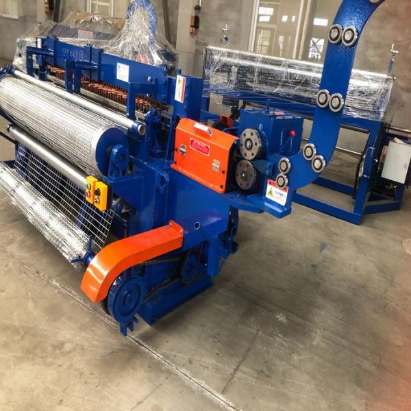 100rows/Min Transforming Wire Mesh Manufacturing Machine , 130mm Length Wire Welding Machinery