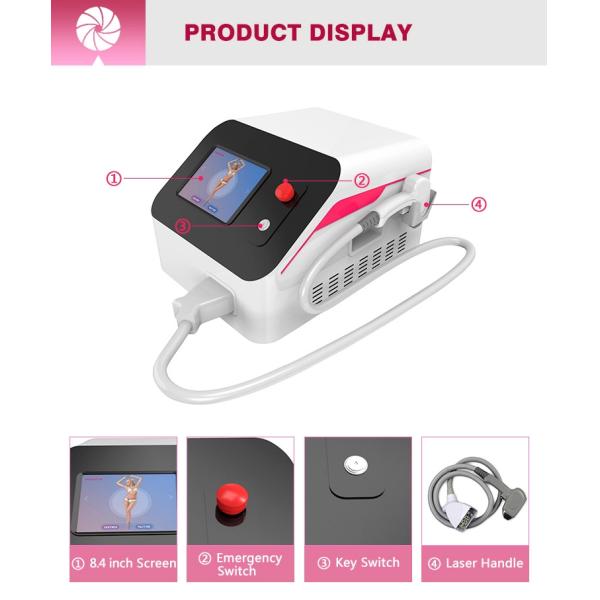 Portable CE approved 808nm laser medical machine diode hair removal laser machine price