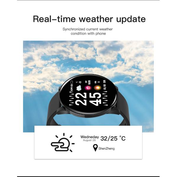 Хронограф отслежывателя сна браслета тренировки здоровья умного дозора T500 W8 V8 водоустойчивый