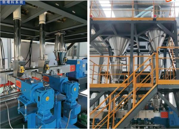 Rustproof Plastic Extrusion Machine High Productivity Plastic Recycling Extruder