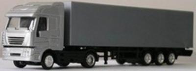 die cast truck with trailer