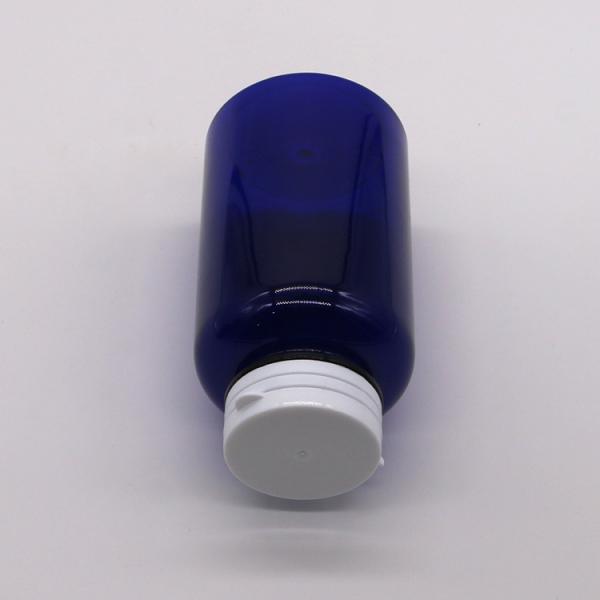 Bouteille en plastique PET ronde de 200 cc pour supplément de capsules