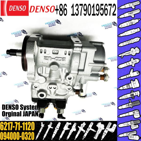 Оригинальный двигатель D155 D155AX-6 SA6D140E топливный насос Assy,Denso инжекторный насос:094000-0322,6217-71-1120, 6217-71-1121,6217-71