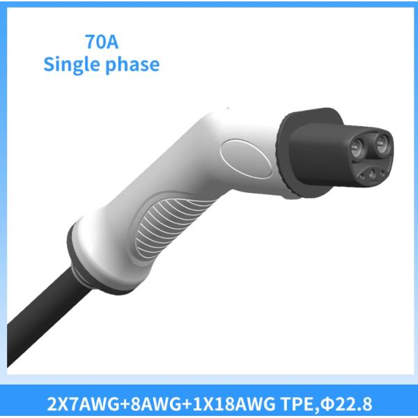 15A~80A Tesla Charger Cable Station Plug Tesla Electric Car Charger Charging Station