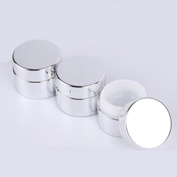 UV Gold Face Cream Jar 8 Oz Plastic Jars With Gold Lids