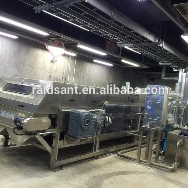Granulador com correia e cabeça de aço do rotoform