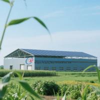 Pre Engineered Steel Structure Warehouse with Modern / Contemporary Aesthetics