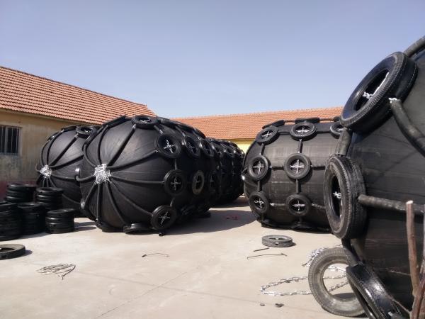 Net Type Pneumatic Rubber D Fender Rubber Marine STD STS