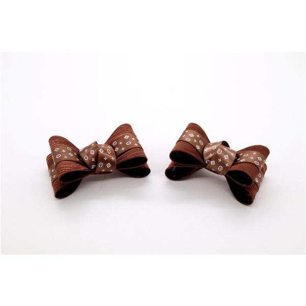 Ribbon coloured bow-tied shoe flower,Handmade footwear ornaments and flower Thread ribbon Beige ,white,black,red ,blue