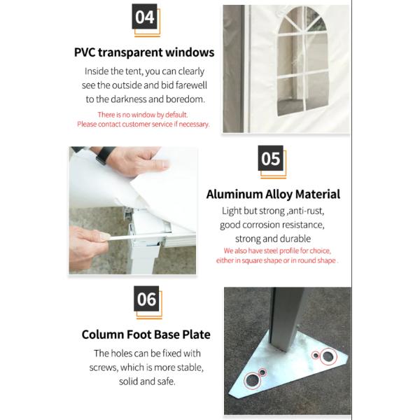 Внешний Внутренний Тент ПВХ Пагоды Для Алюминиевых Выставок, Торговых Выставок Продажа