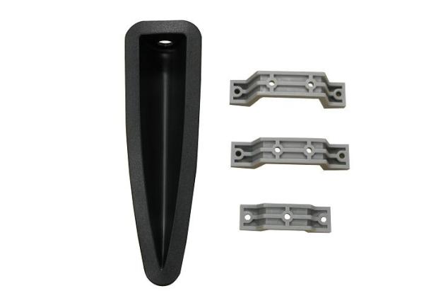 Black Spa Accessories Triangle Cabinet LED Light Cover , Hot Tub Spare Parts