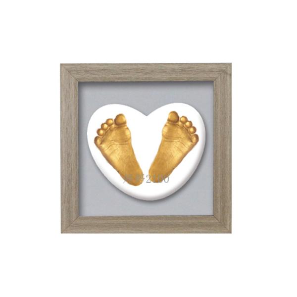 Souvenir Gift Baby Keepsake Box , Newborn Gifts Hand And Foot Print Frame