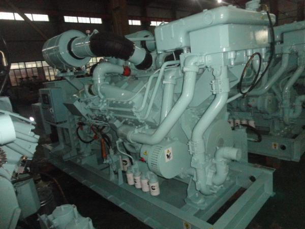 consumo de combustível da unidade diesel marinha do estojo compacto do grupo de gerador 400KW/500KVA baixo