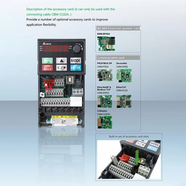 Custom 10 kW Three-Phase Variable Frequency Drive (VFD) 220V/380V for Motor Protection