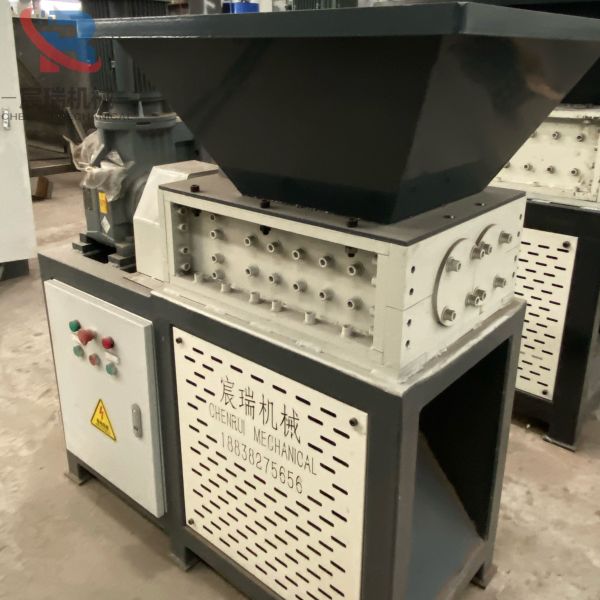 2026 Mini Double Shaft Shredder | Plastic Wood Metal Scrap Shredding Machine