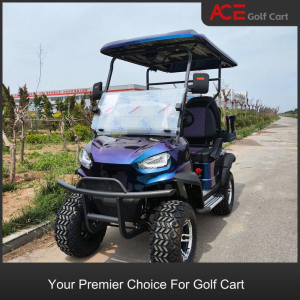 Lead Acid Battery Compact Electric Golf Cart For 2 - 4 People 2300*1200*1850 Size