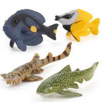 Modelo educativo realista de vida marinha / esculturas de animais oceânicos para jogos imaginativos