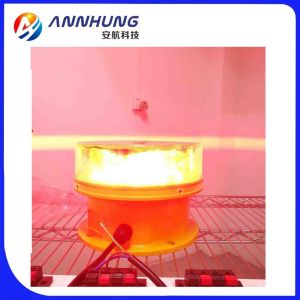 Medium Intensity Solar Obstruction Light with CREE High Intensity LED Dusk-to-Dawn Operation and UV Protected Polycarbonate Lens